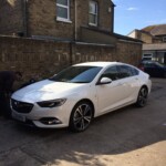 White car with alloys