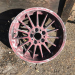 Red stained alloys