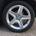 Silver Mercedes rims