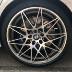BMW silver spoke alloys