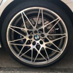 BMW silver spoke alloys